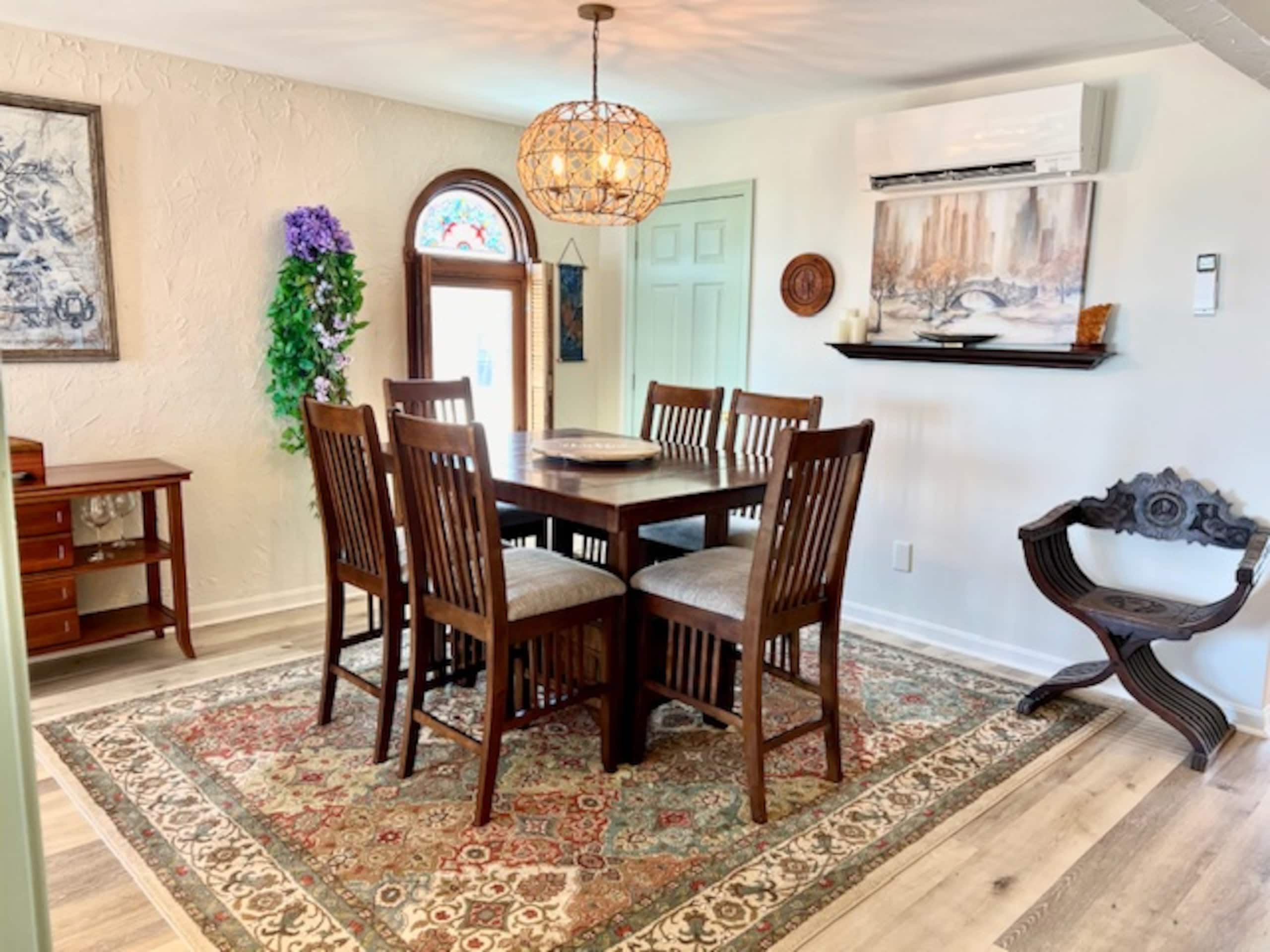 Dining area viewed from the adjoining living space